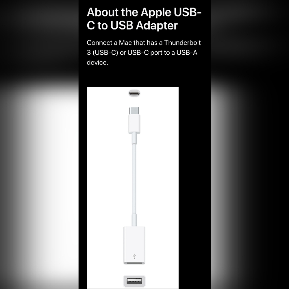 NEW! Apple USB-C to USB Adapter! Unopened Box!! - Picture 4 of 10